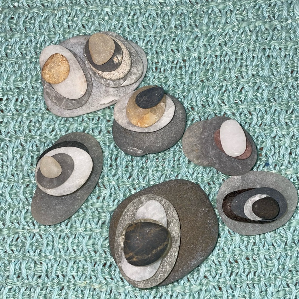 Zen Stacking Rocks Beach Stones Meditation/Decor from the Atlantic Ocean